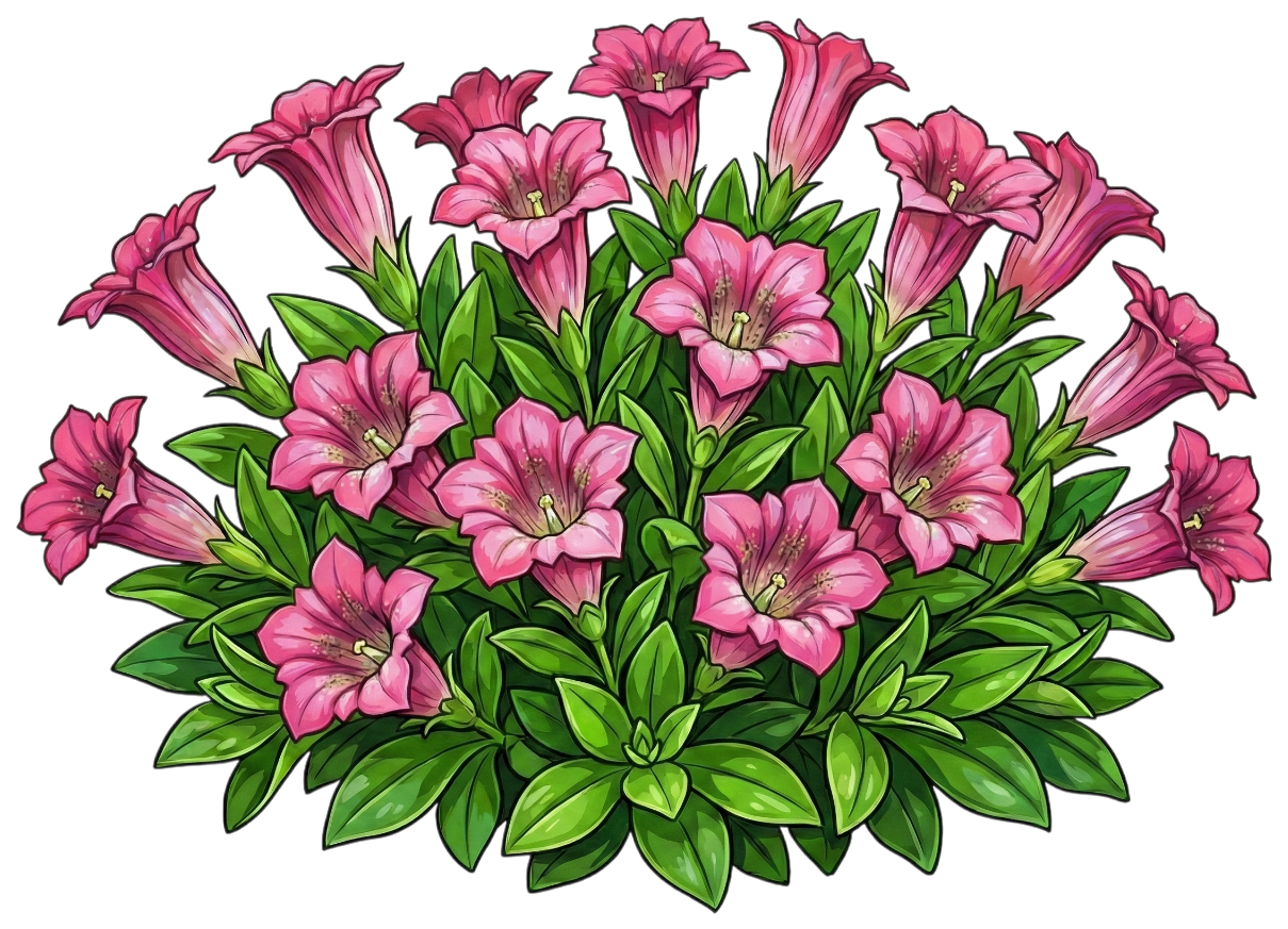 Горечавка бесстебельная 